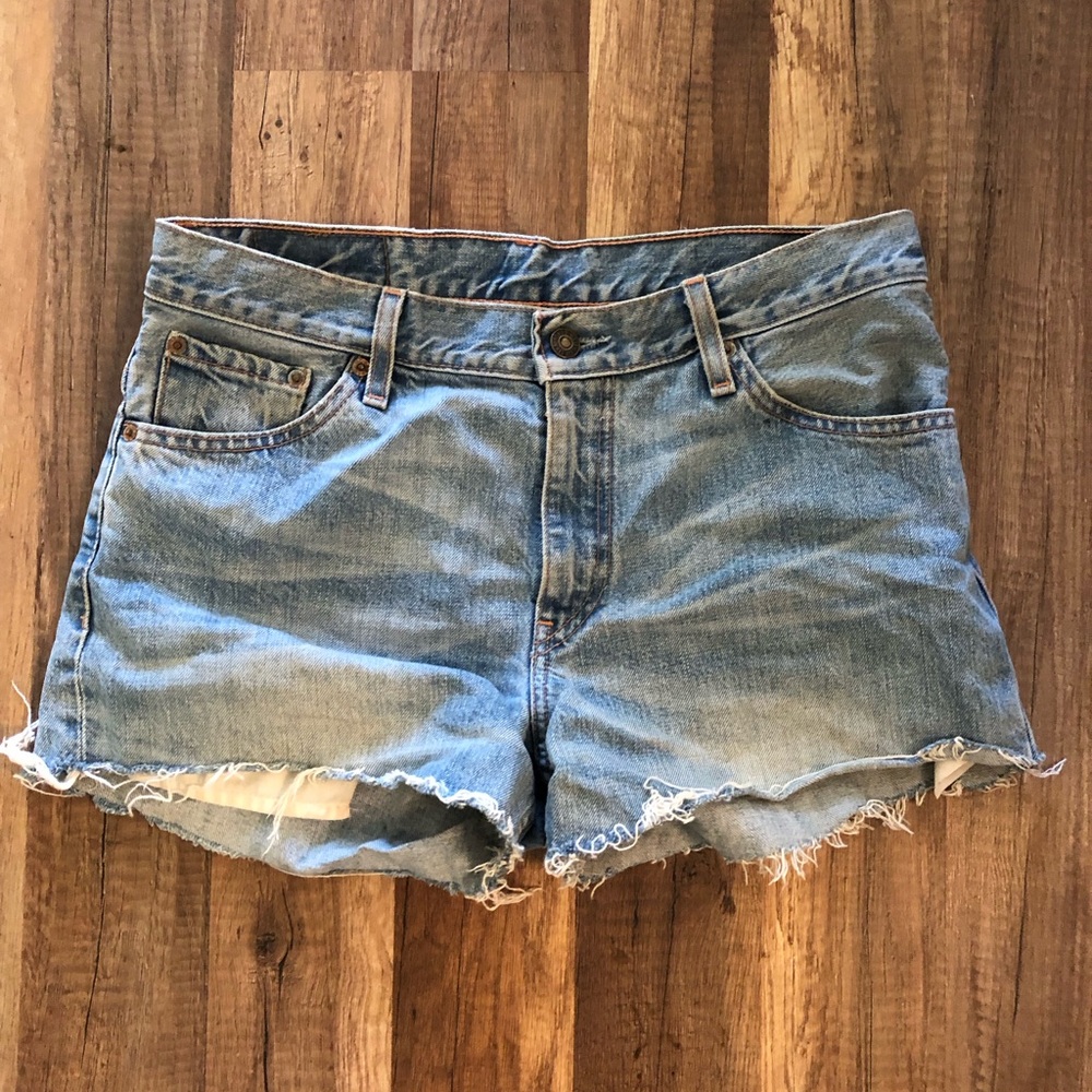 Levi’s jean cutoff shorts